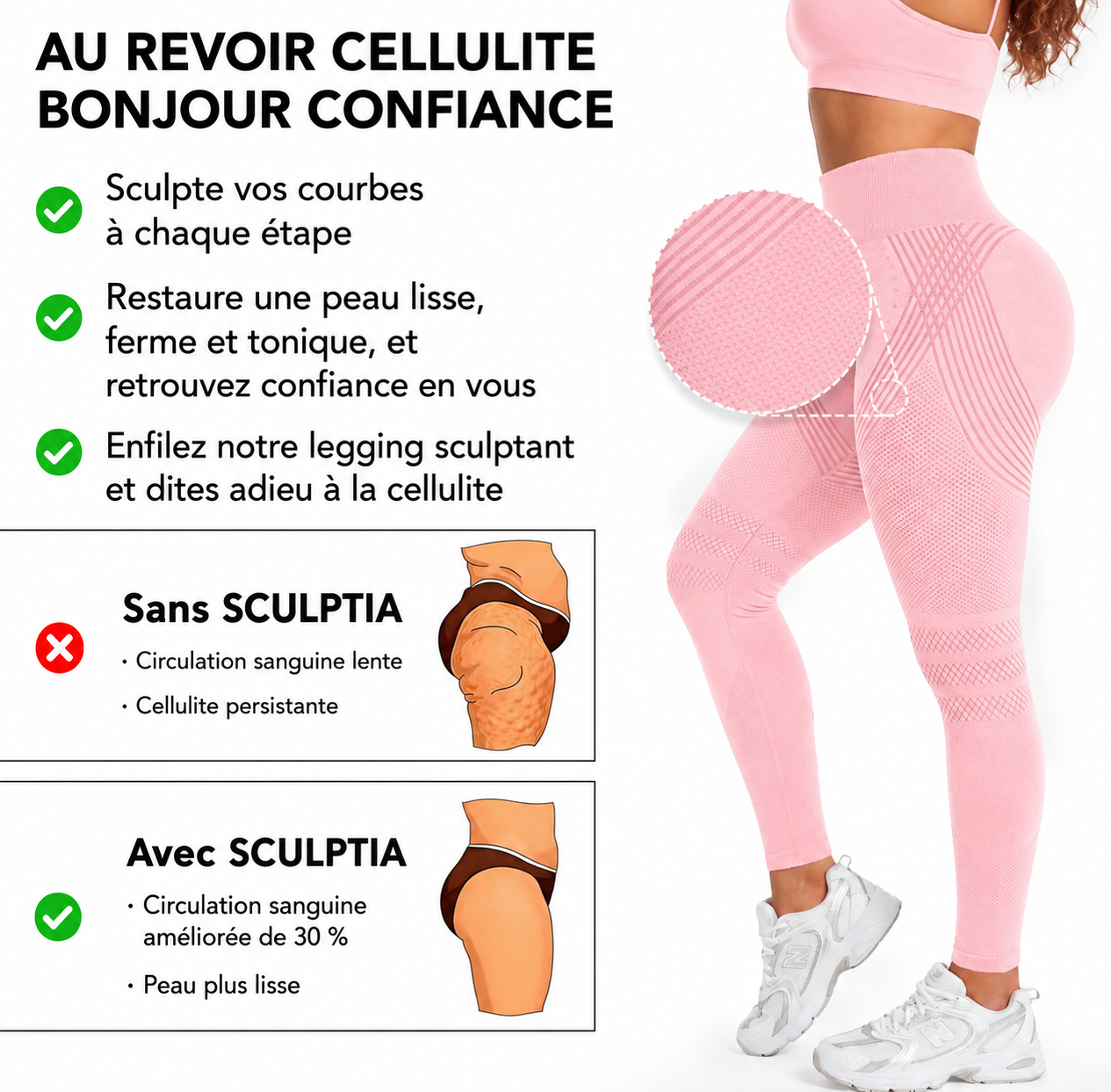 Legging Anti-Cellulite 3D